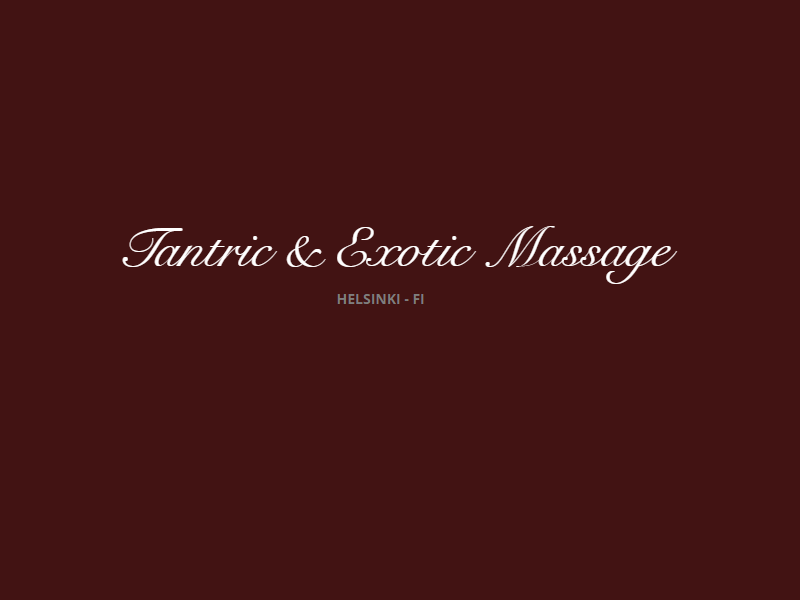 Tantra Massage Secrets Helsinki